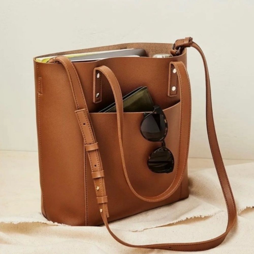 Henny Lev Vegan Leather 2-in-1 Everyday Tote